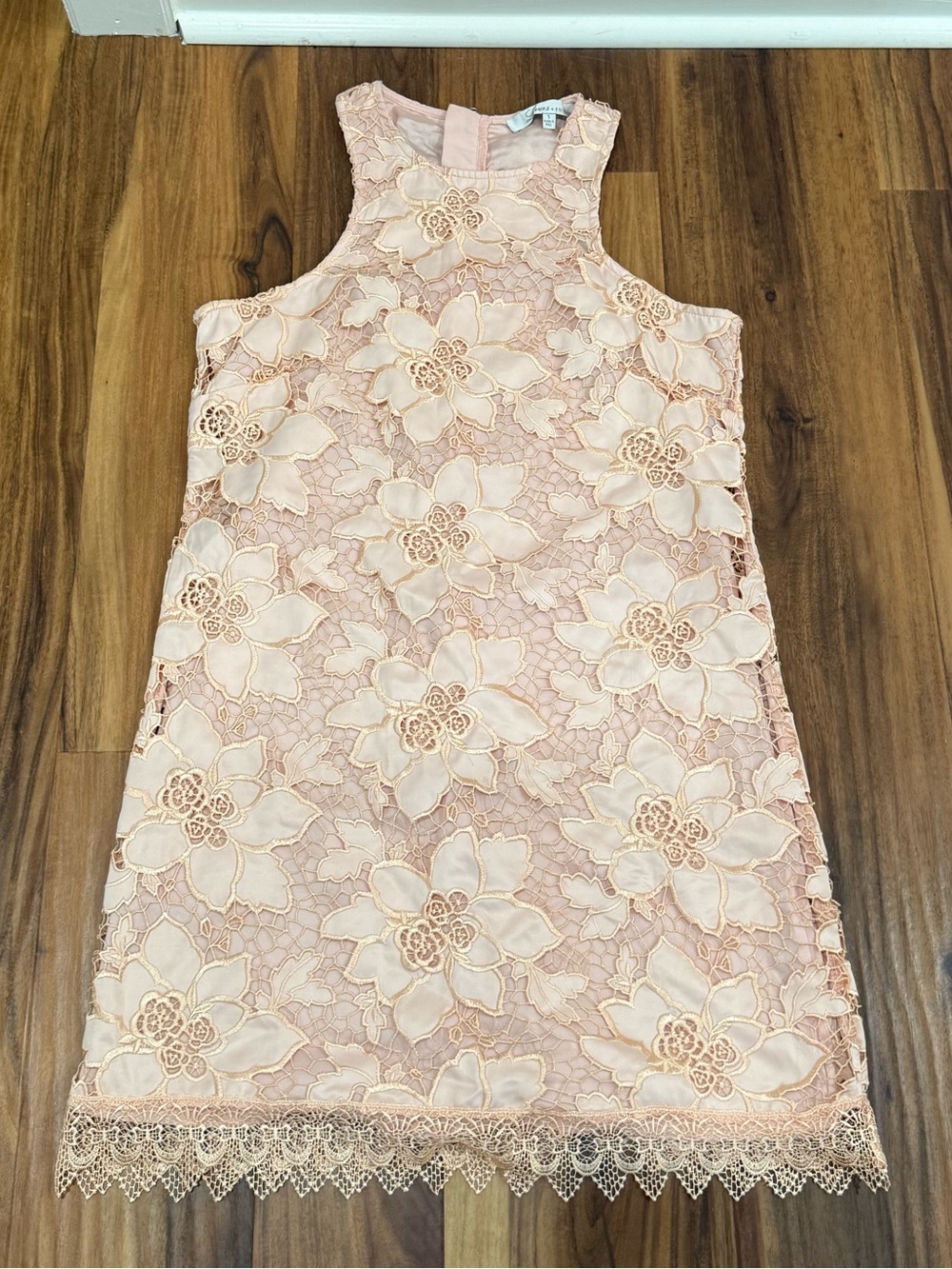Lace Sleeveless Lined Dress